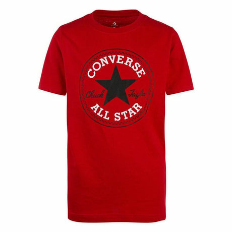 Camisola de Manga Curta Infantil Converse Vermelho - EcoNest