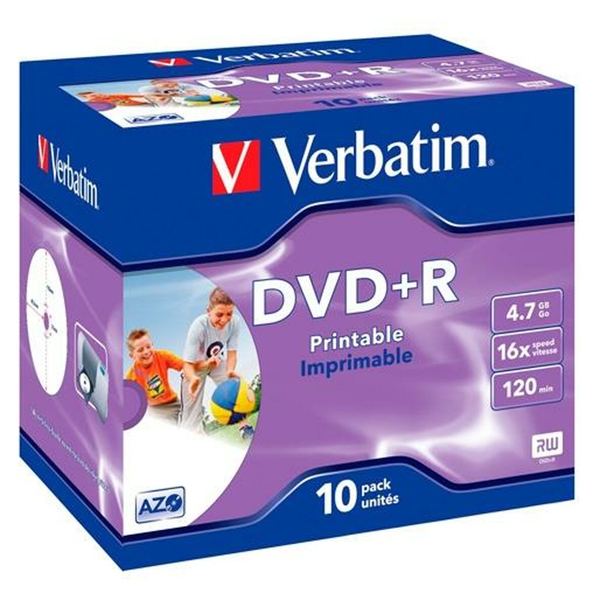 DVD+R Verbatim 10 Unidades 4,7 GB 16x (10 Unidades) - EcoNest