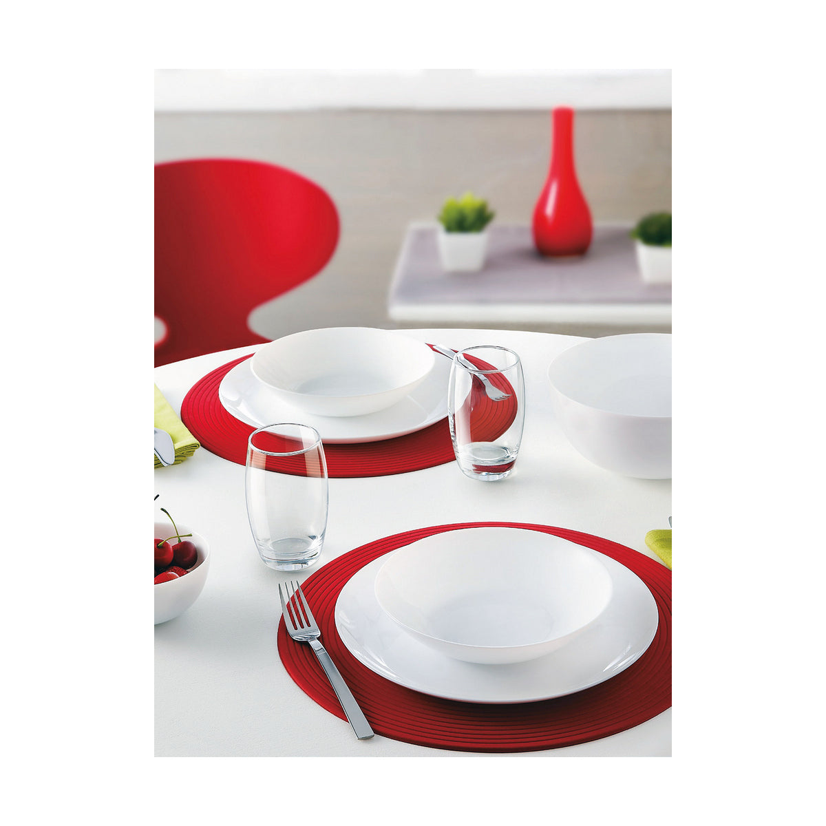 Saladeira Luminarc Branco Vidro (Ø 21 cm) - EcoNest