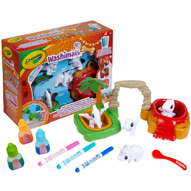 Playset Washimals Dinos Set Jurásico Crayola Washimals Dinosaurs Jogo de Trabalhos Manuais - EcoNest