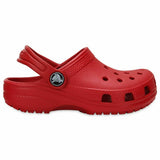 Chinelos para Crianças Crocs Classic Clog T Vermelho - EcoNest