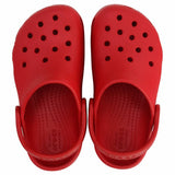 Chinelos para Crianças Crocs Classic Clog T Vermelho - EcoNest