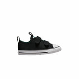 Sapatilhas de Desporto para Bebés Converse Chuck Taylor All-Star 2V Preto - EcoNest