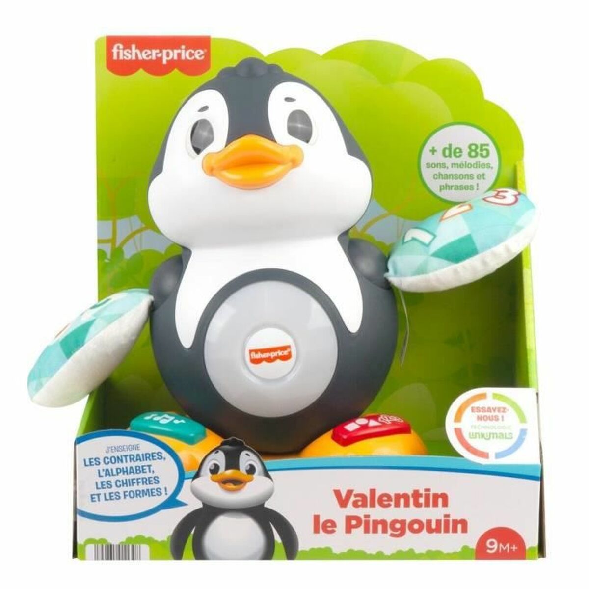 Animal de Estimação Interativo Fisher Price Valentine the Penguin (FR) - EcoNest