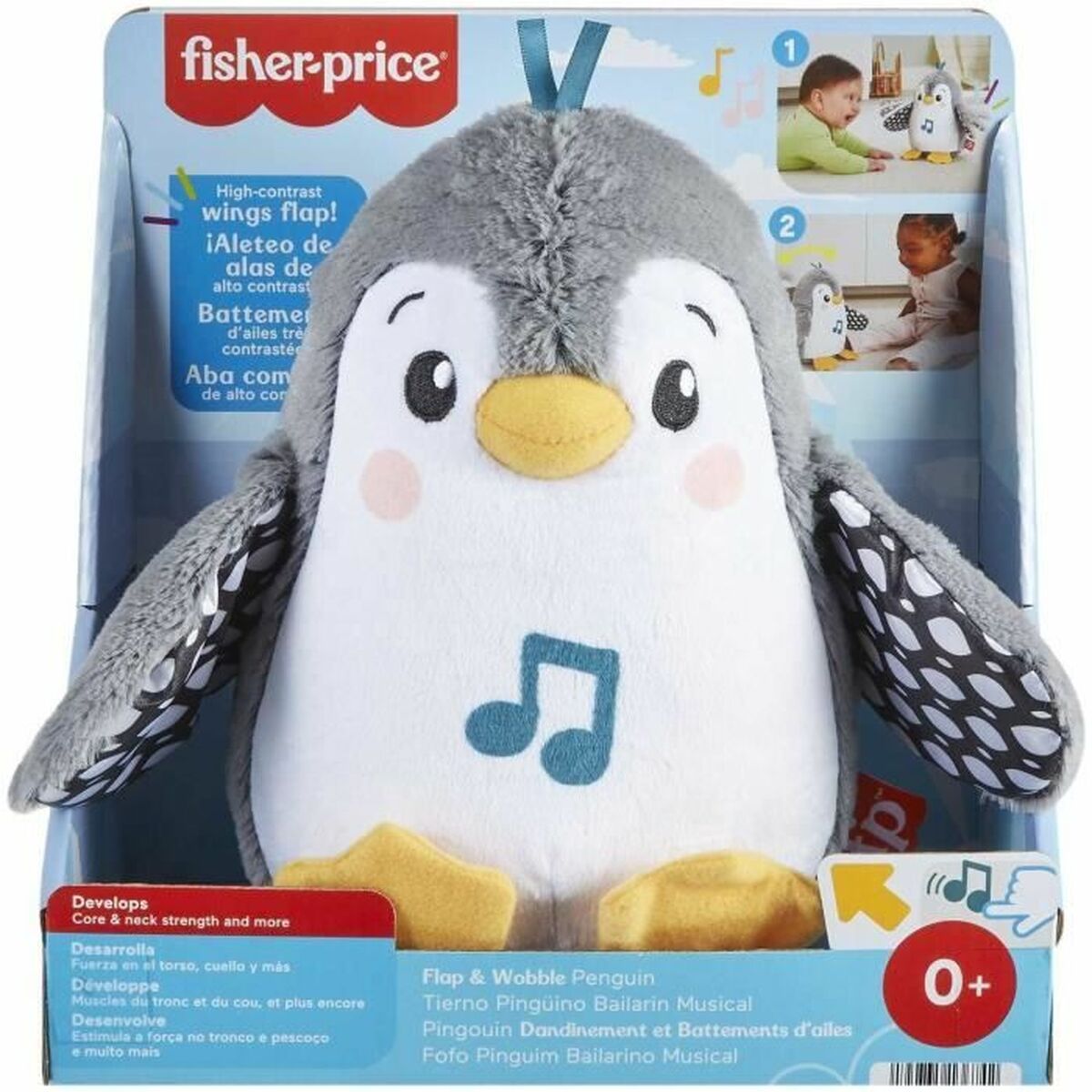 Brinquedo Interativo Fisher Price Pinguim - EcoNest