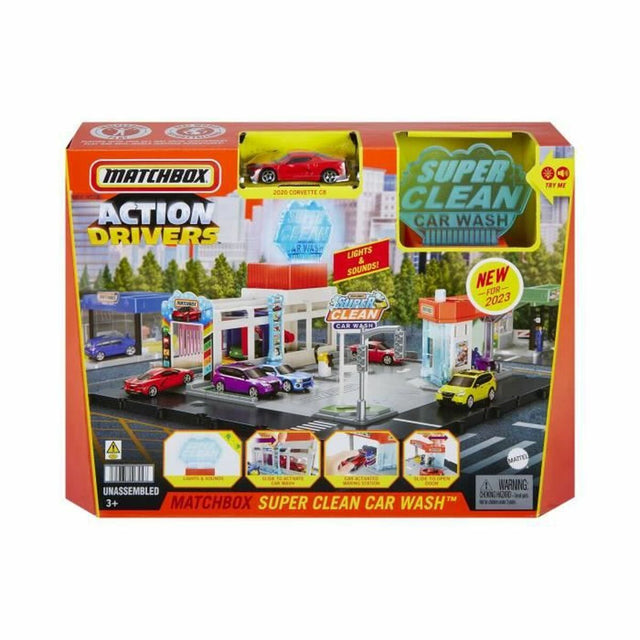 Playset de Veículos Matchbox Action Drivers Super Clean Car Wash - EcoNest