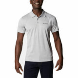 Polo de Manga Curta Homem Columbia Zero Rules™ Cinzento - EcoNest