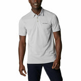 Polo de Manga Curta Homem Columbia Nelson Point™ Cinzento - EcoNest