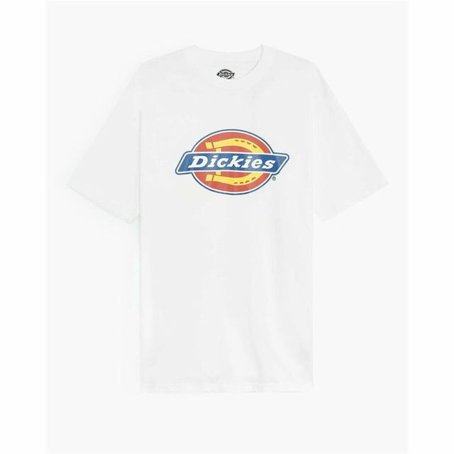 Camisola de Manga Curta Dickies Icon Logo Branco Unissexo - EcoNest