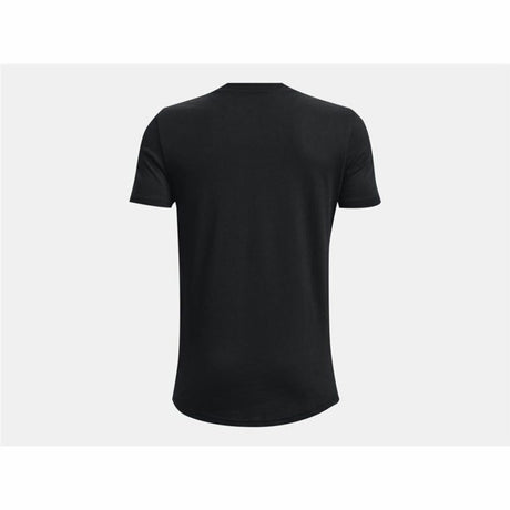 Camisola de Manga Curta Infantil Under Armour Curry Preto - EcoNest