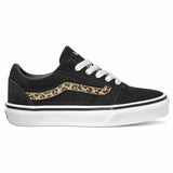 Ténis Casual Criança Vans Ward Suede Preto Leopardo - EcoNest