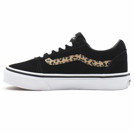 Ténis Casual Criança Vans Ward Suede Preto Leopardo - EcoNest