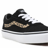 Ténis Casual Criança Vans Ward Suede Preto Leopardo - EcoNest