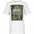 Camisola de Manga Curta Homem Vans Camo Check Branco - EcoNest