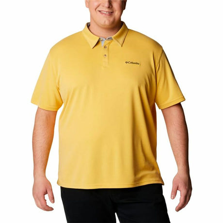 Polo de Manga Curta Homem Columbia Nelson Point™ Amarelo - EcoNest