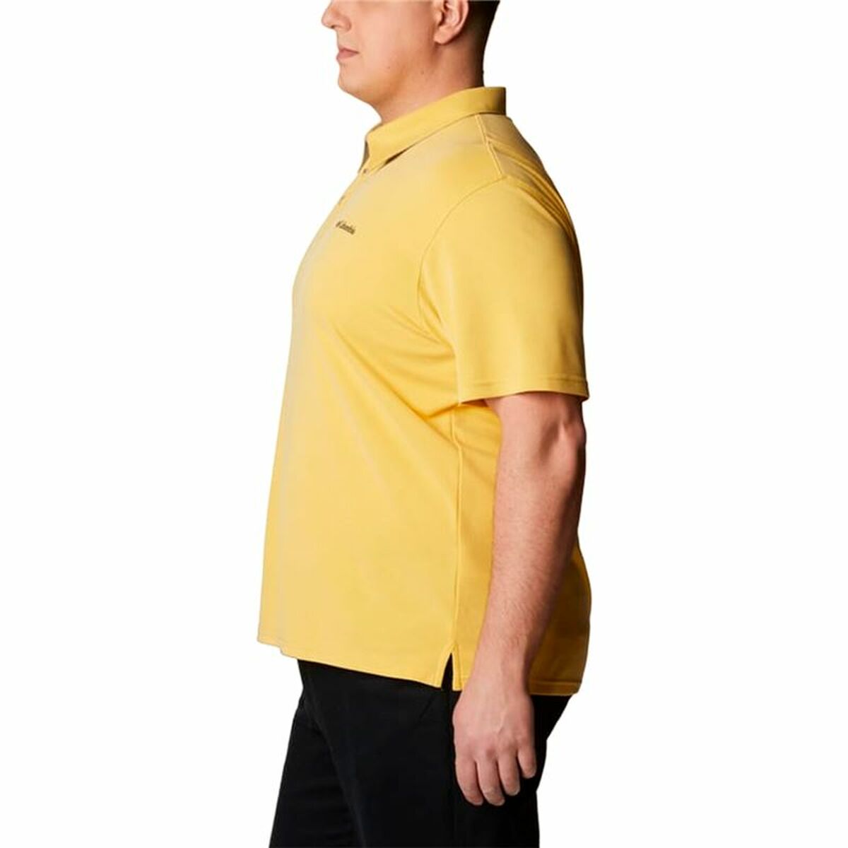 Polo de Manga Curta Homem Columbia Nelson Point™ Amarelo - EcoNest