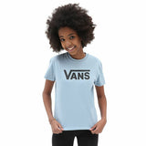 Camisola de Manga Curta Infantil Vans Flying V Crew Azul - EcoNest