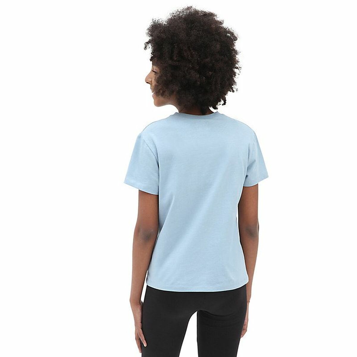 Camisola de Manga Curta Infantil Vans Flying V Crew Azul - EcoNest