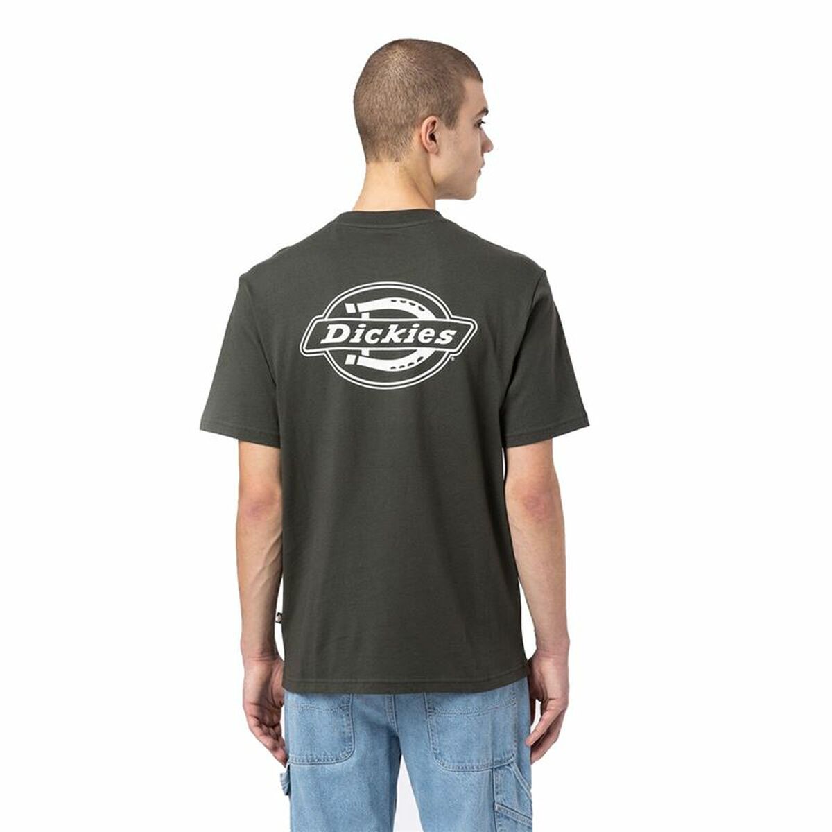 Camisola de Manga Curta Dickies Holtville Verde Homem - EcoNest