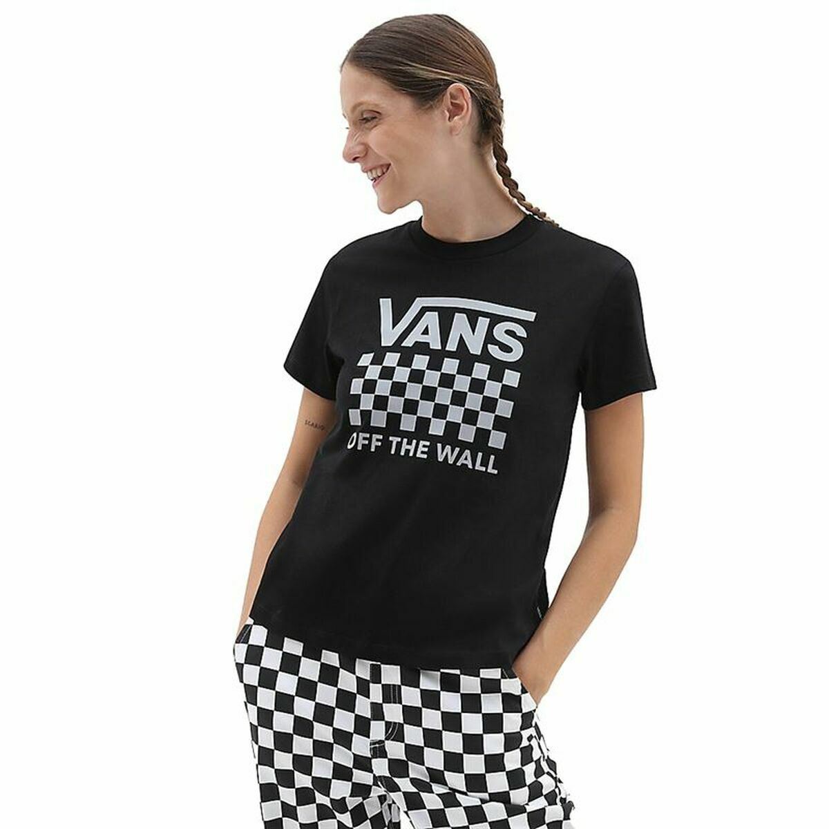 Camisola de Manga Curta Mulher Vans Lock Box - EcoNest