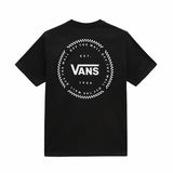 Camisola de Manga Curta Criança Vans Orbiter-B Preto - EcoNest