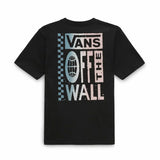 Camisola de Manga Curta Criança Vans Global Stack-B Preto - EcoNest