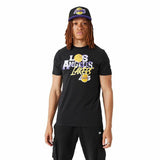 Camisola de Manga Curta Homem New Era NBA Infill Graphic LA Lakers - EcoNest