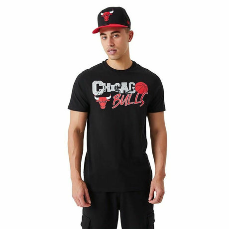 Camisola de Manga Curta Homem New Era NBA Infill Graphic Chicago Bulls - EcoNest