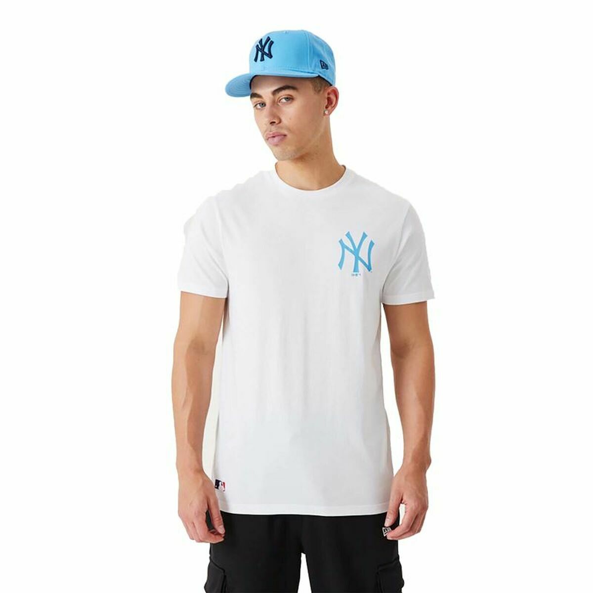 Camisola de Manga Curta Homem New Era League Essentials New York Yankees. - EcoNest