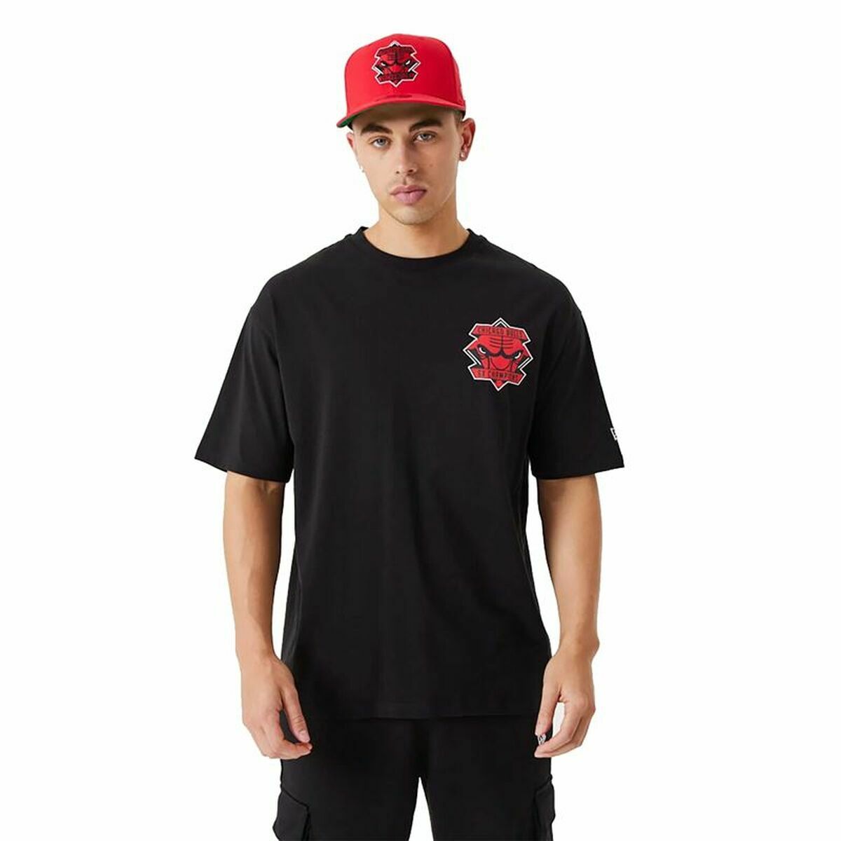 Camisola de Manga Curta Homem New Era Championship Chicago Bulls - EcoNest