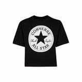 Camisola de Manga Curta Signature Converse Chuck Patch Boxy Preto - EcoNest