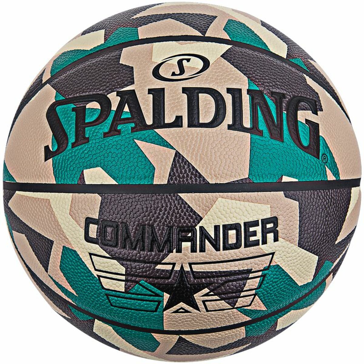 Bola de Basquetebol Commander Poly Spalding 84589Z Castanho Pele Sintético 7 - EcoNest