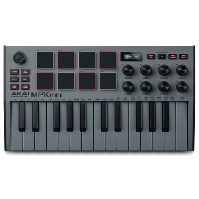 Controlador Akai MPK Mini MK3 Grey MIDI - EcoNest