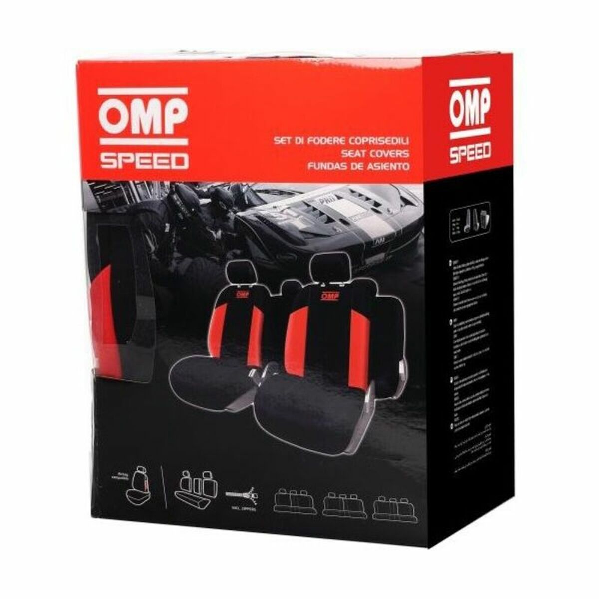 Conjunto de Capas para Assentos OMP Speed Universal (11 pcs) - EcoNest