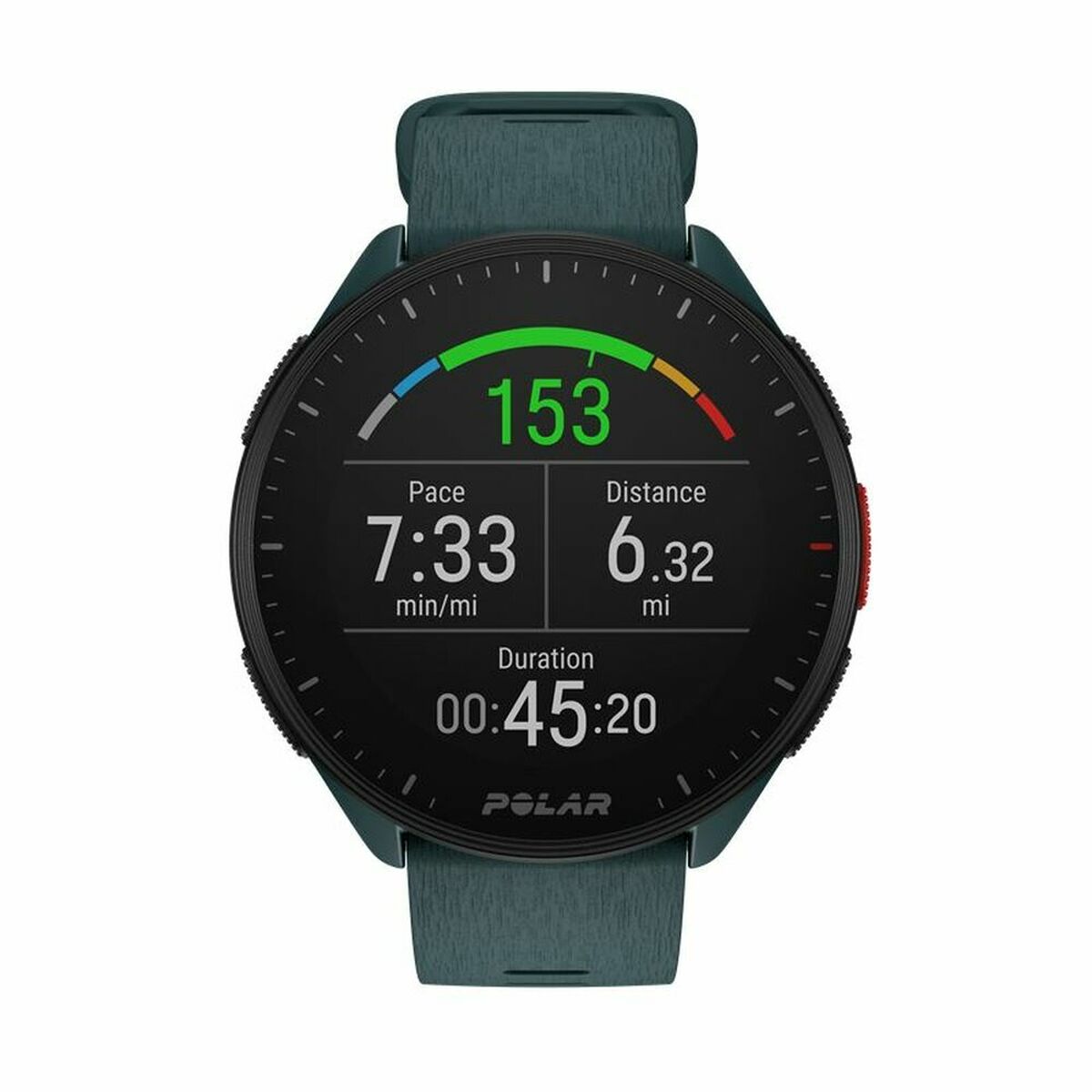 Smartwatch com Pedómetro Running Polar Pacer 45 mm Verde - EcoNest