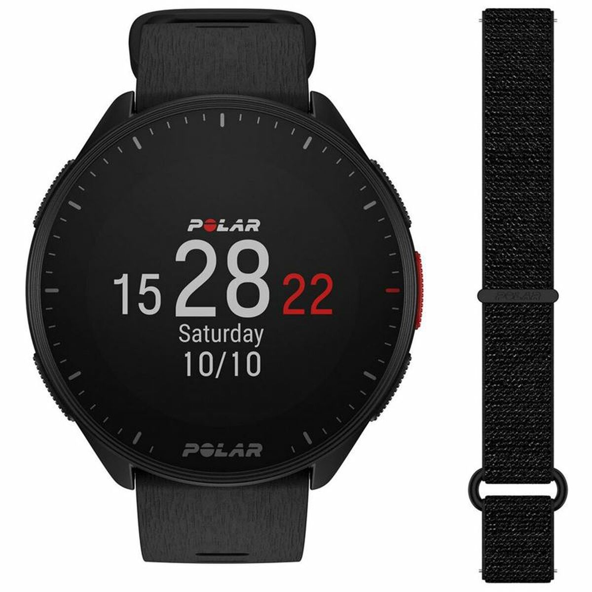 Smartwatch Polar Pacer Hook 45 mm Preto - EcoNest