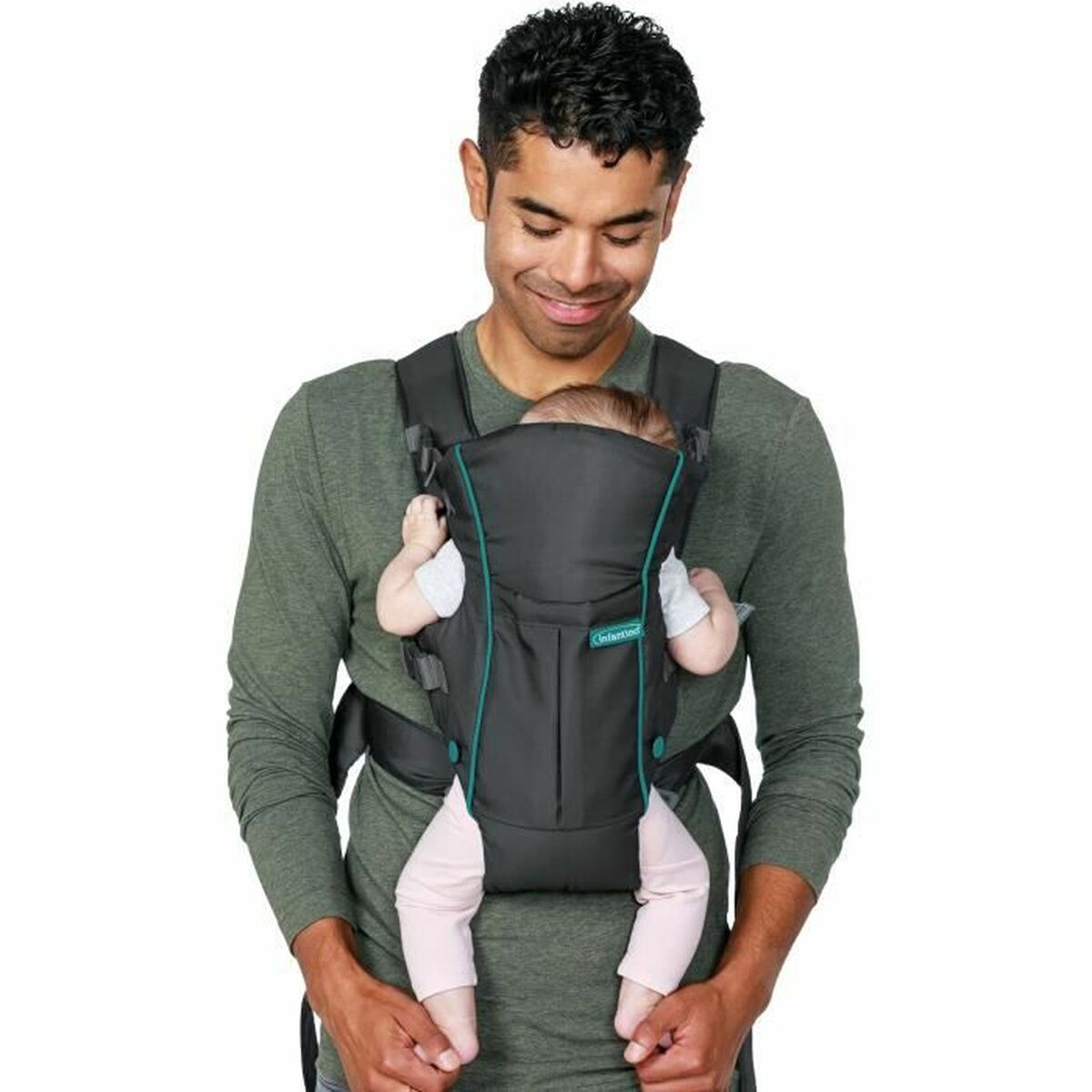 Mochila porta bebê Infantino Cinzento + 0 Anos - EcoNest