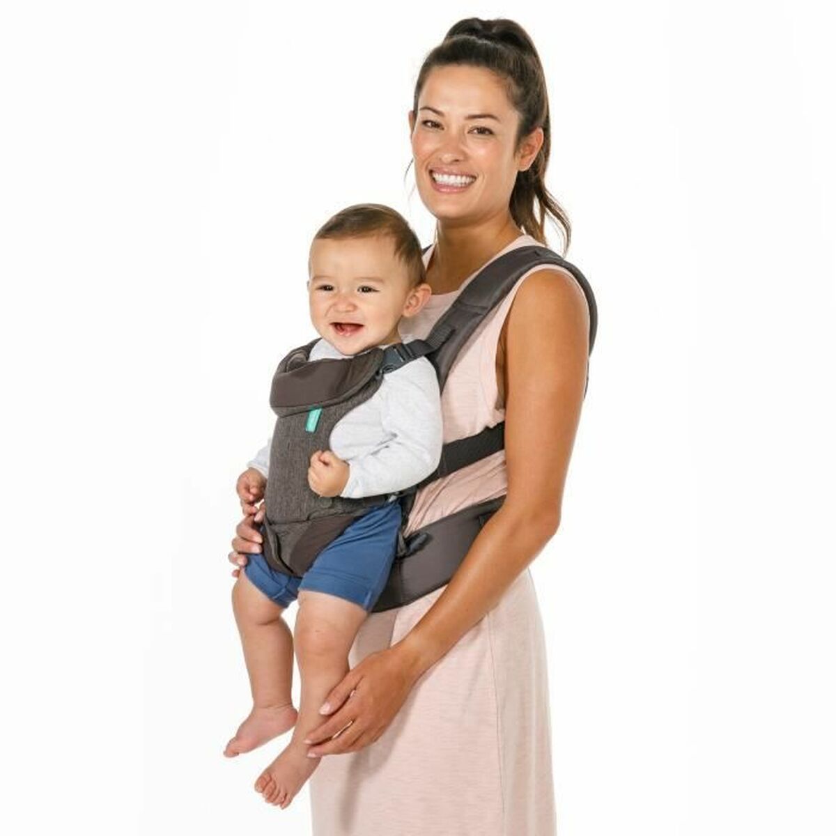 Mochila porta bebê Infantino Cinzento + 0 Meses 14,5 kg - EcoNest