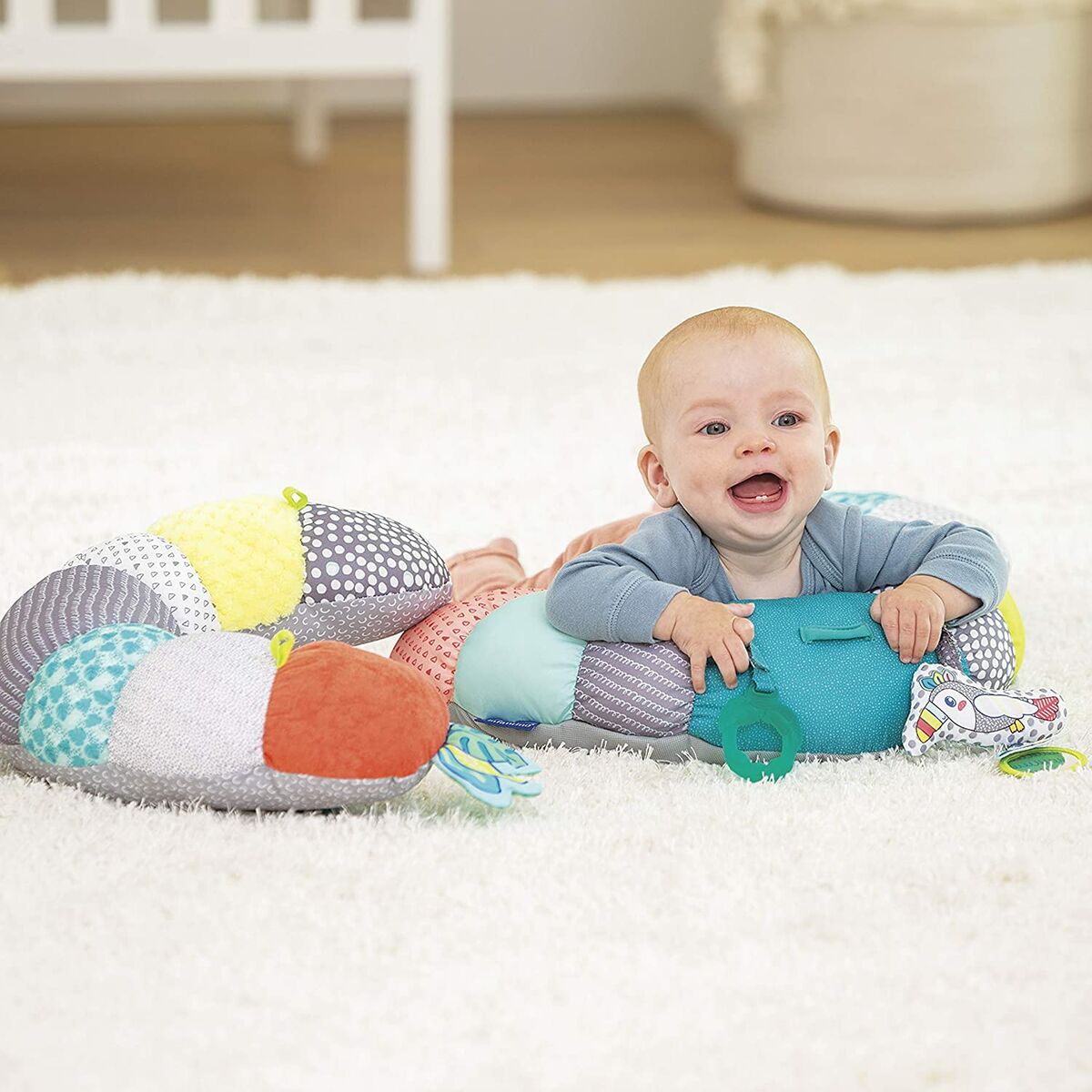 Almofada Infantino Tummy Time 2 em 1 - EcoNest