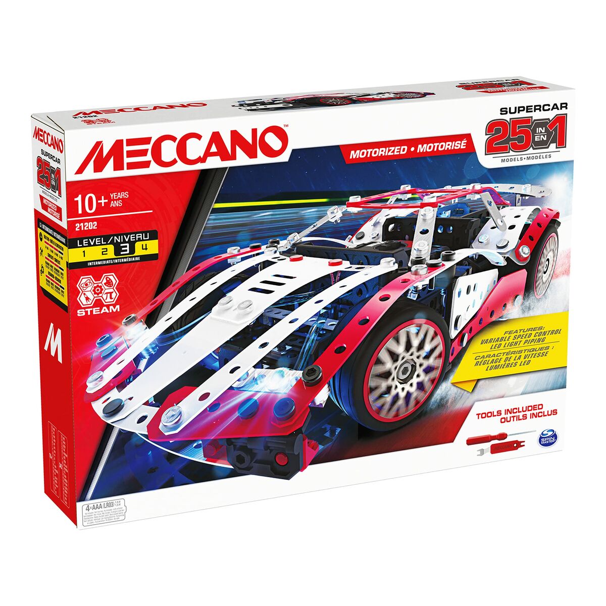 Playset Meccano Supercar 347 Peças