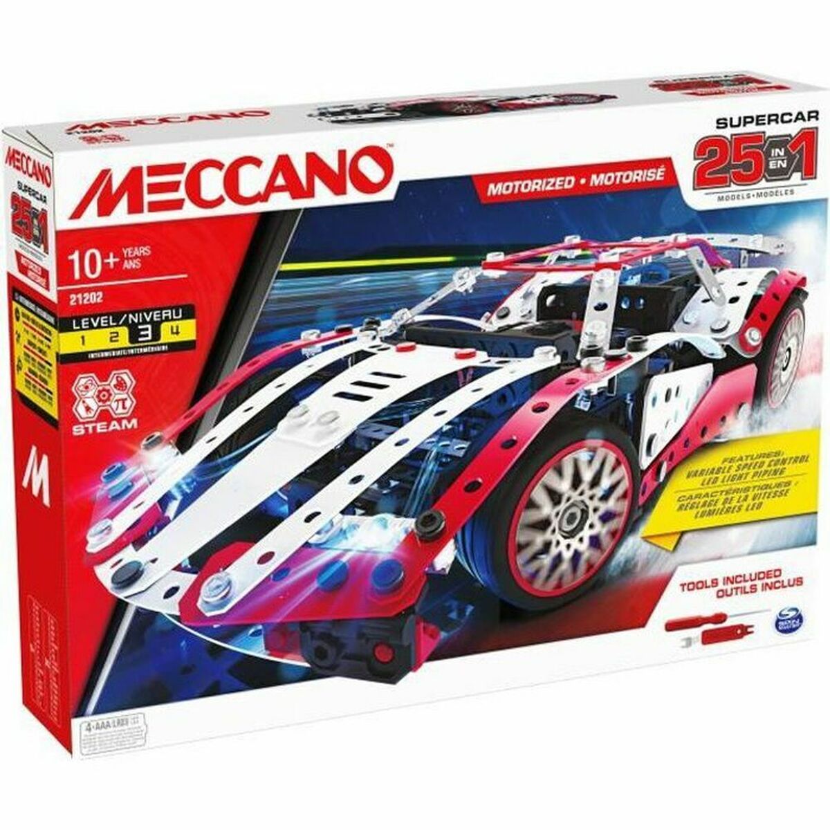 Playset Meccano Supercar 347 Peças