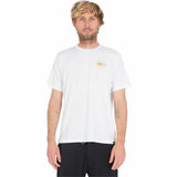 Camisola de Manga Curta Homem Hurley Toro Hybrid UPF Branco - EcoNest