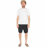 Camisola de Manga Curta Homem Hurley Toro Hybrid UPF Branco - EcoNest