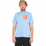 Camisola de Manga Curta Homem Hurley Halfer Gradient UPF Azul - EcoNest