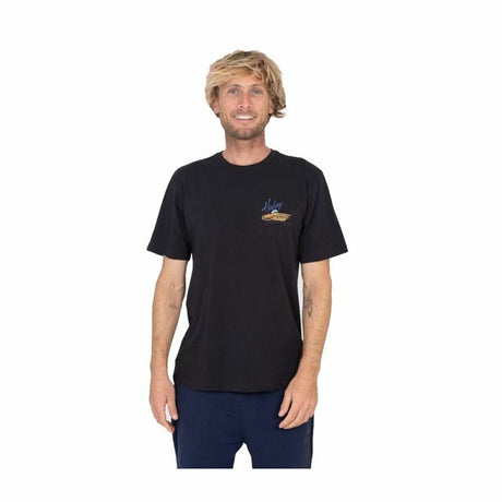 Camisola de Manga Curta Homem Hurley Everday Big Kat Preto - EcoNest