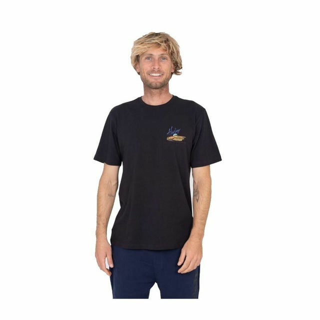 Camisola de Manga Curta Homem Hurley Everday Big Kat Preto - EcoNest