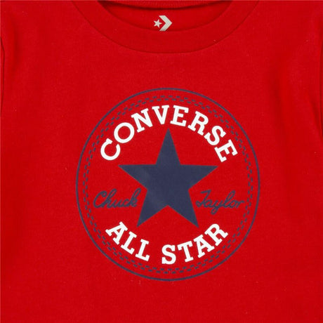 Conjunto Desportivo para Crianças Converse Preto/Vermelho - EcoNest