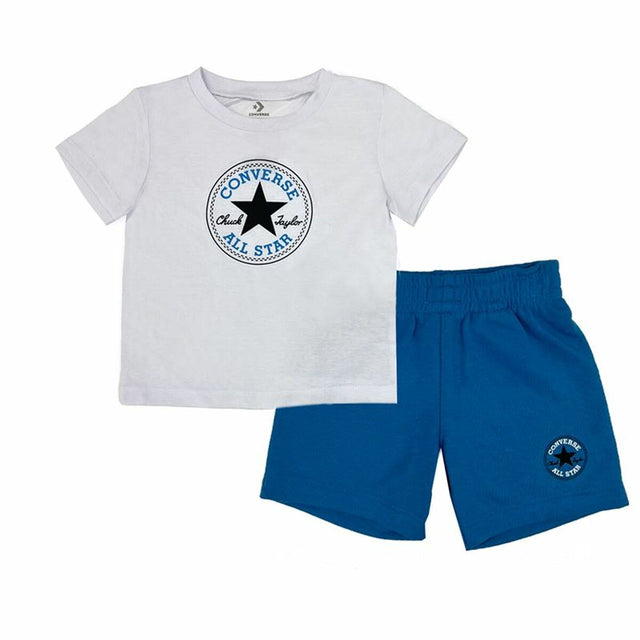 Conjunto Desportivo para Crianças Converse Core Tee Azul - EcoNest