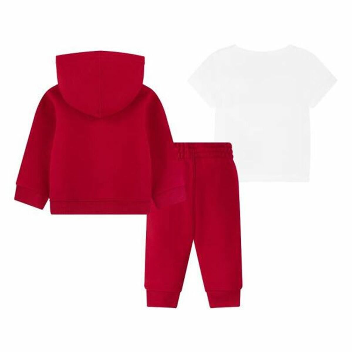 Conjunto de Desporto para Bebé Jordan Essentials Fleeze Box Branco Vermelho - EcoNest