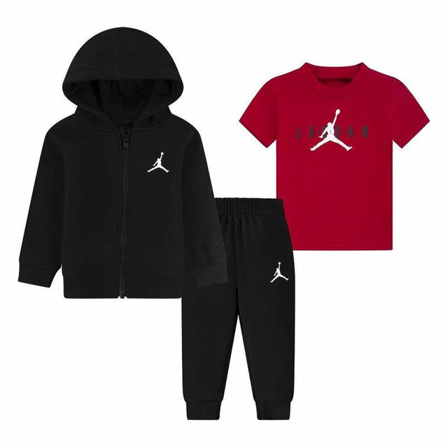 Conjunto de Desporto para Bebé Jordan Essentials Fleeze Box Vermelho Preto - EcoNest